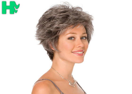 Sheath Synthetic Tanny Short Hair Wig Adjustable Cap Size