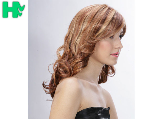Wig Long Curly Hair Gradient Color Synthetic Ombre Wigs