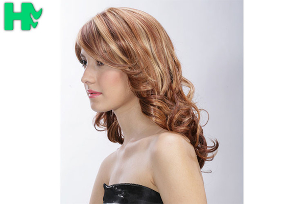 Wig Long Curly Hair Gradient Color Synthetic Ombre Wigs